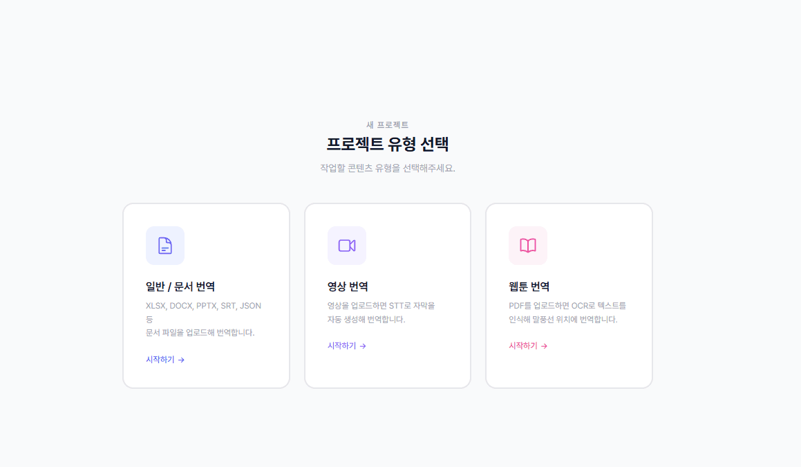 Multiple Project Types